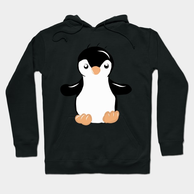 Shiny Baby Penguin Hoodie by SweetAnimals